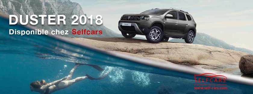 DUSTER 2018 est disponible chez SELFCARS